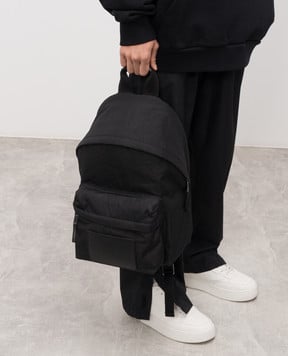 Palm Angels s Черный рюкзак с тиснением монограмм логотипа PMNB022R24FAB001