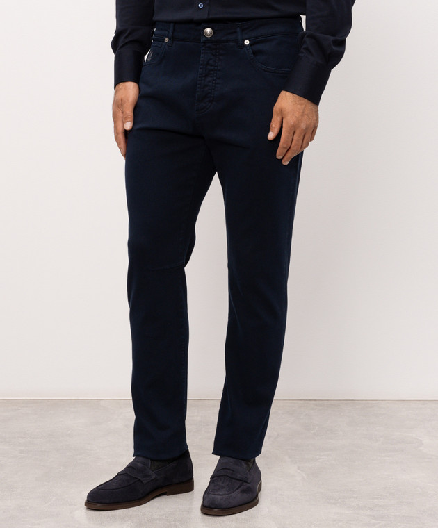 Brunello Cucinelli Сині джинси M277PX1290 зображення 3