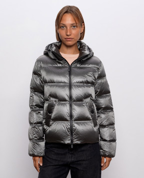 Moncler Сірий пуховик Sensation L20931A000435993C
