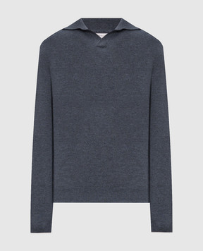 Brunello Cucinelli Синее поло M22203805
