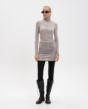 Marc Le Bihan Серое платье с шерстью 2856