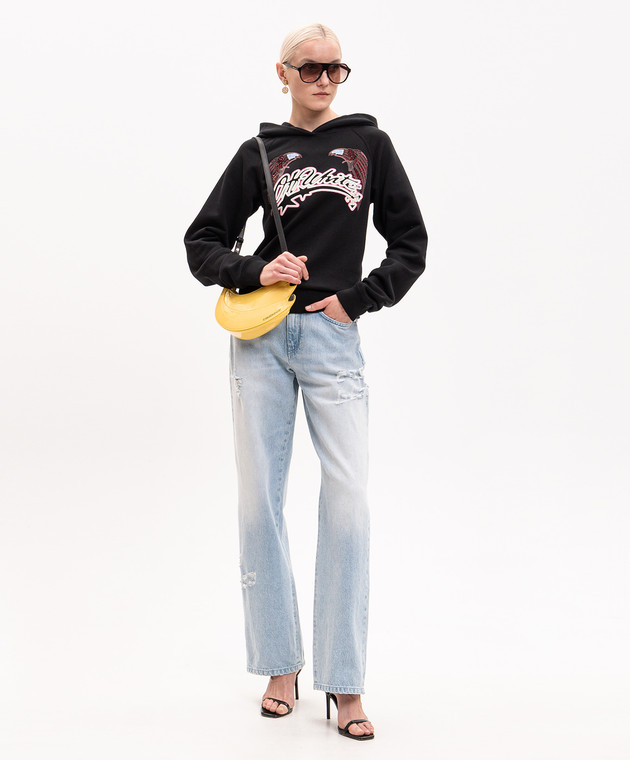 Casablanca Голубые джинсы с прорехами WSS26DN01901 изображение 2