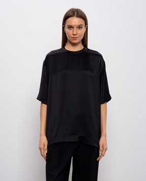 Toteme Черная блуза 261WRT0629FB0546