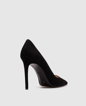Stuart Weitzman Черные туфли замшевые POWER SJ954