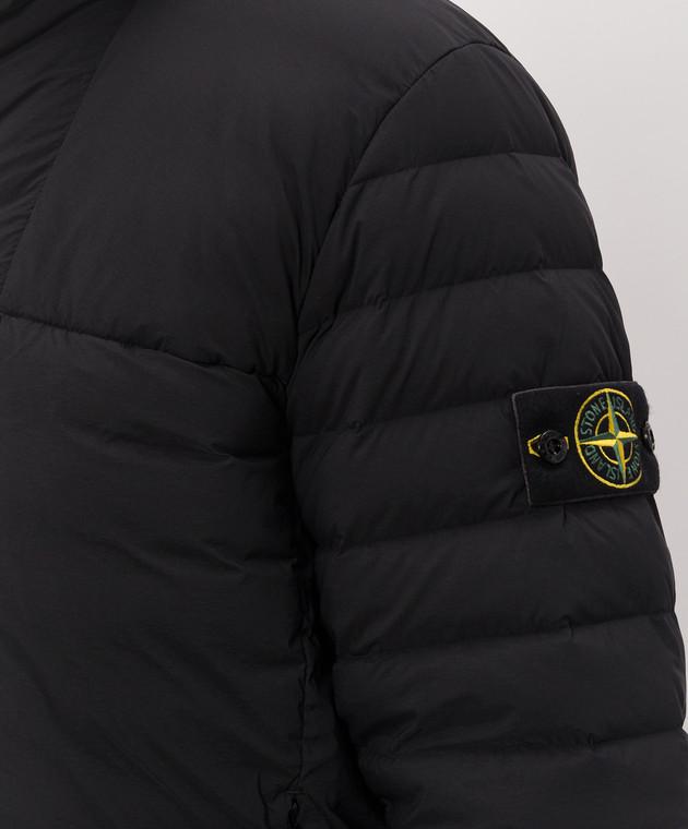 Stone Island Чорна пухова куртка з капюшоном L2S154100107S0183 зображення 5