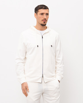 ISAIA Біла спортивна куртка з шовком MFRE18J0372