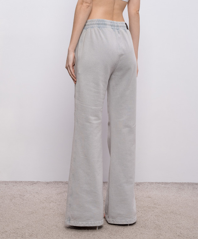 AMIRI Сірі спортивні штани з вишивкою логотипа AWBMPA1028 зображення 4