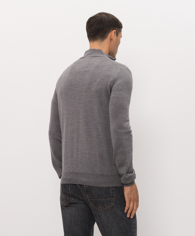Cashmere&Whiskey Сірий джемпер 77397 зображення 4