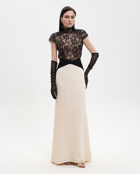 Valentino Чорний топ з мережива 8B0AEBR5A6A