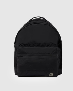 Stone Island Черный рюкзак с нашивкой логотипа L2S159200016S0251