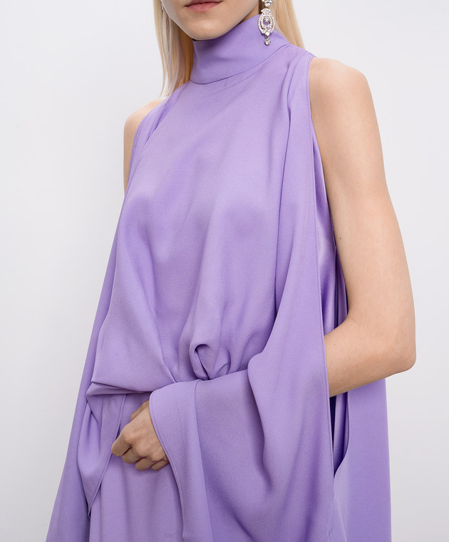 Taller Marmo Фіолетова сукня максі Bacall SS2601 зображення 4