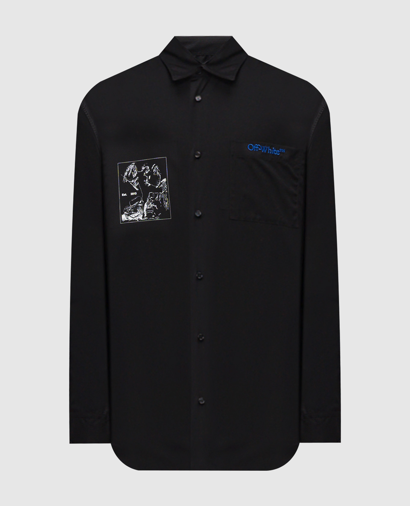 

Черная рубашка Faded Painting, Черный, Рубашки