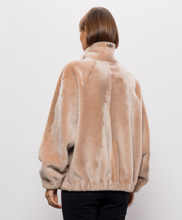 Babe Pay Pls Бежева дублянка на блискавці 2628MERINO зображення 4
