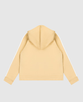 Dolce&Gabbana Дитяча жовта спортивна куртка з фактурним логотипом L4JWNOG7PWP812+