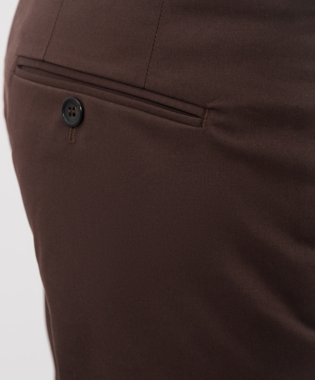 Slowear Коричневые шорты 1T010690468 изображение 5