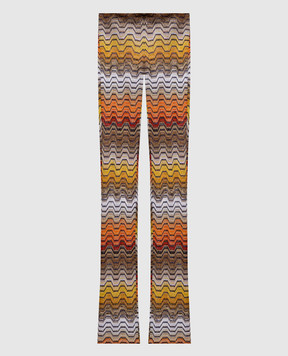 Missoni Штани кльош у візерунок MS26SI06BR015D