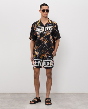 Rhude Черные шорты для плавания REGATTA CLUB RHPS26SH01108