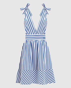 Twinset Біла сукня в смужку 261LM2GCC