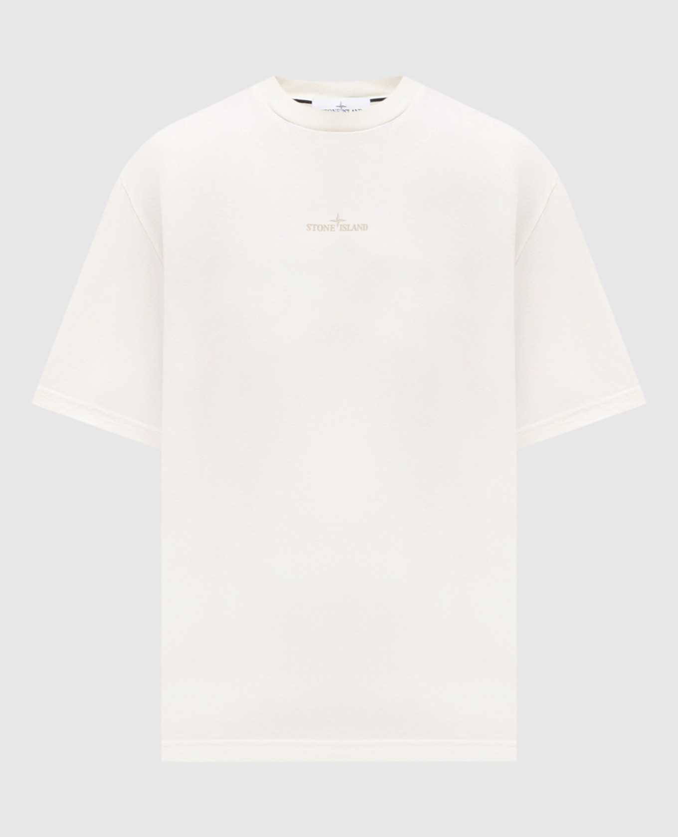 

Белая футболка с принтом логотипа, Белый, Футболки