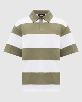 Axel Arigato Біле поло Striped  в смужку A3798002