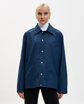Jil Sander Синя куртка з логотипом J53BN0004J45306