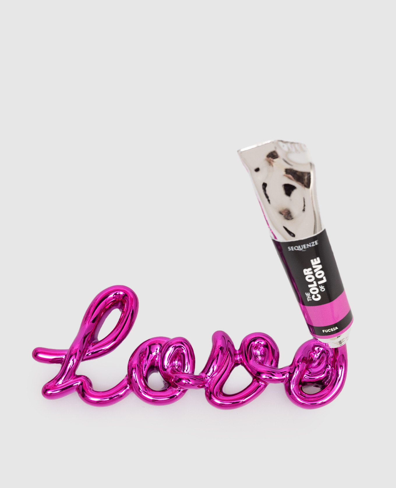 

Розовая статуэтка The Color of Love, Розовый, Декор