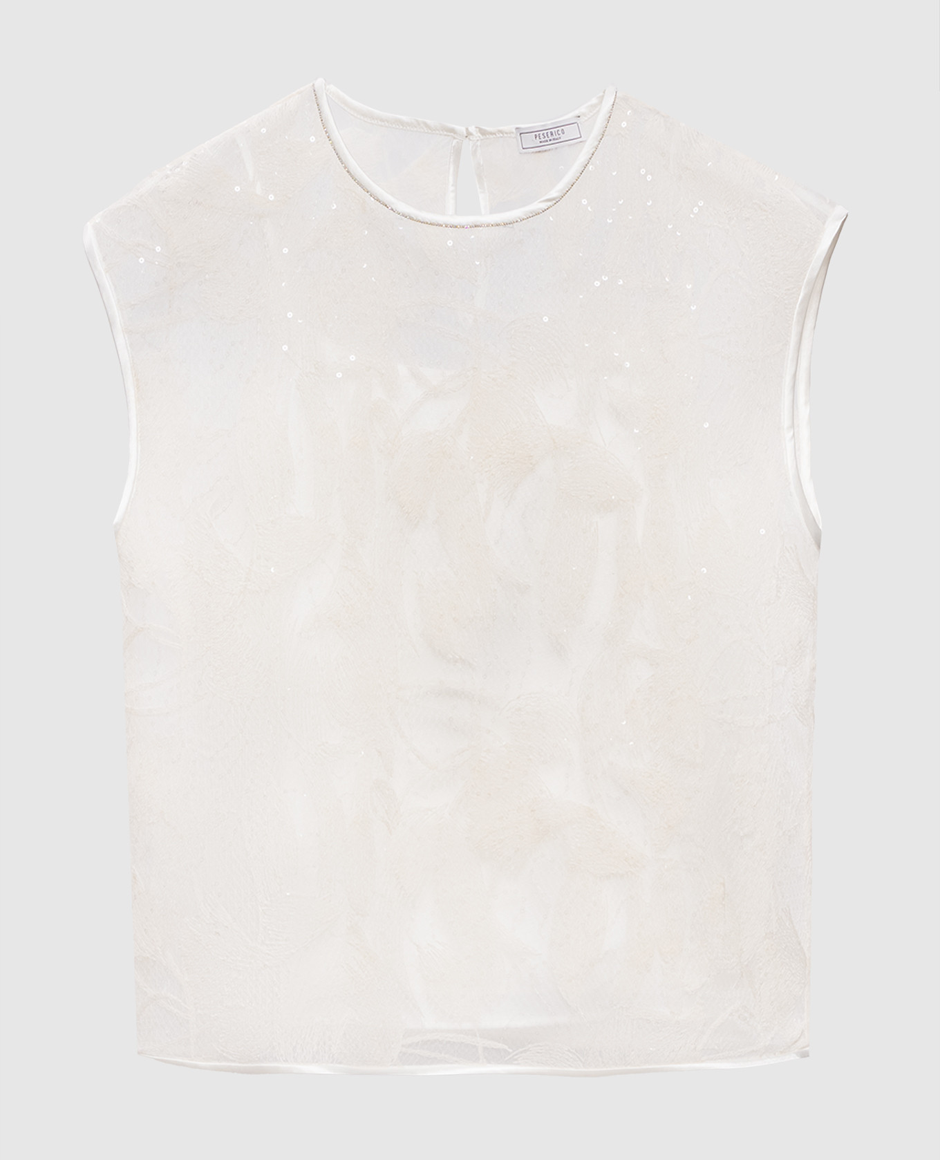 

Белый топ с вышивкой, Топы