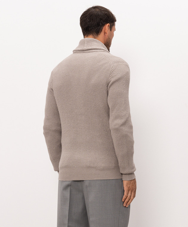 Brunello Cucinelli Бежевый кардиган MNI709706 изображение 4