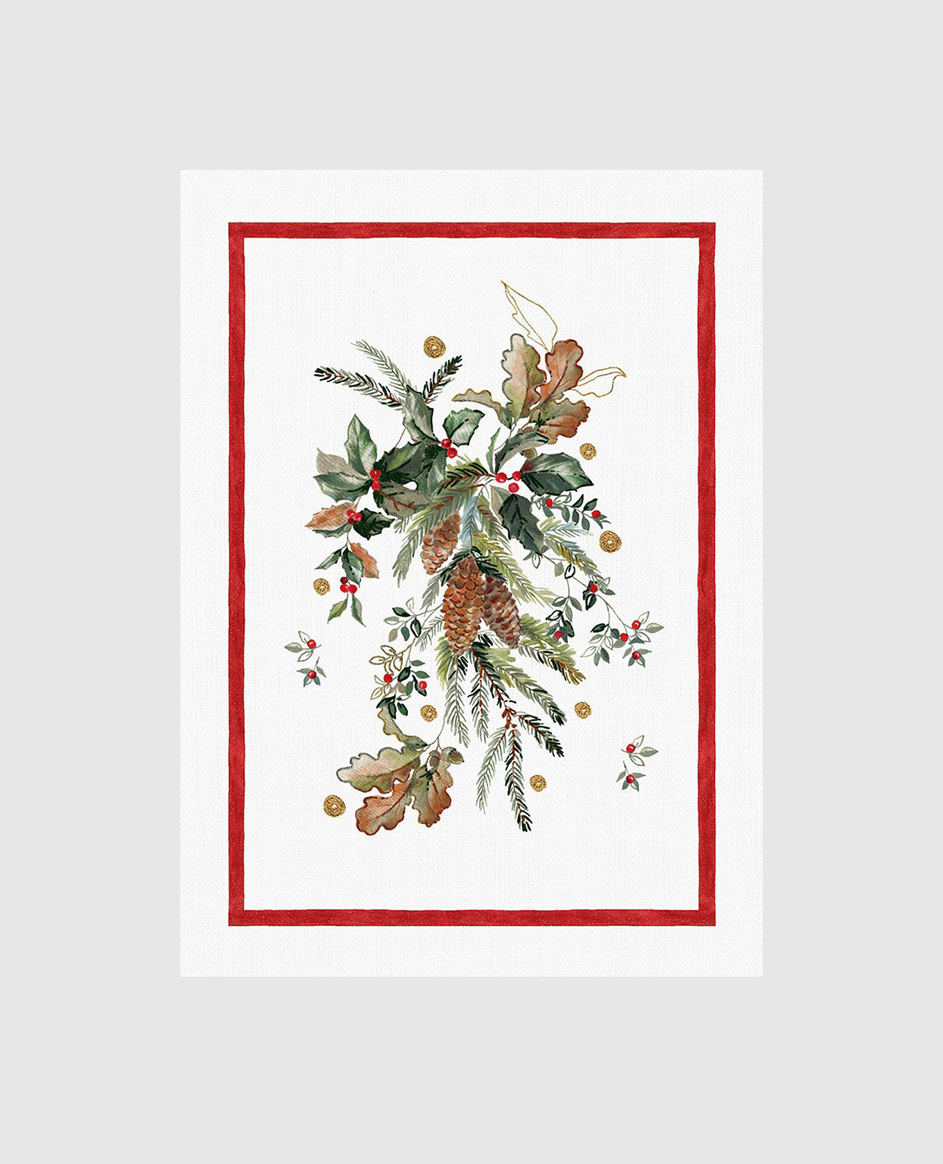 

Белое кухонное полотенце ETOILE PIGNA из льна, Белый, Полотенца