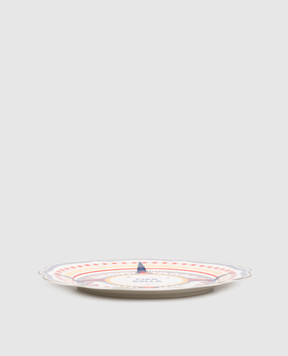 Baci Milano Біла порцелянова обідня тарілка Ciao Bella PLA1DOL01