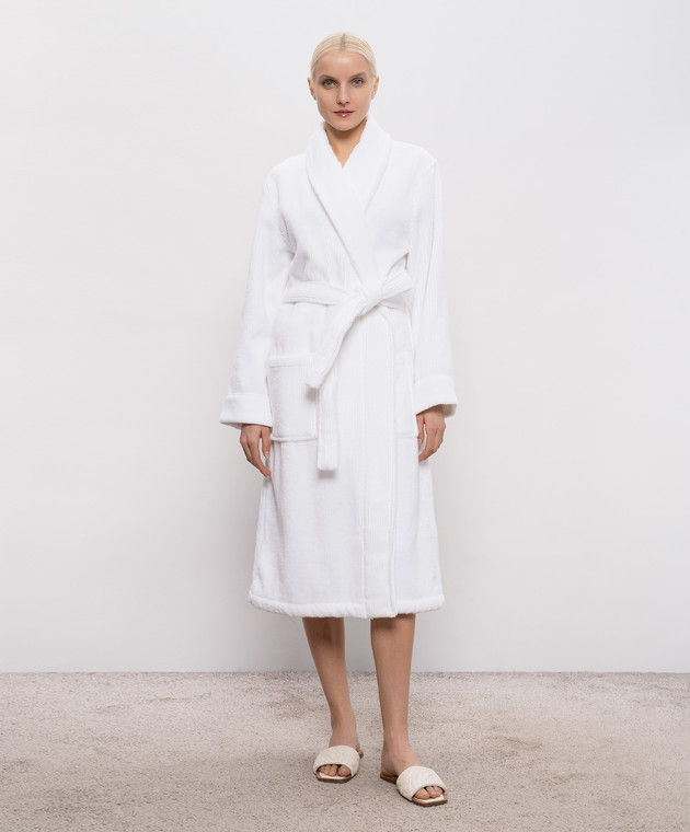 Hamam Белый махровый халат Raya RAYABATHROBE изображение 2