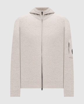 C.P. Company Серая спортивная куртка с шерстью MKN097A110149A