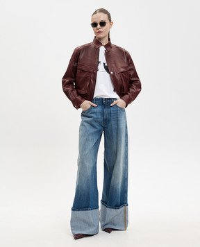 Givenchy Сині джинси з відворотами BW51AZ517Z