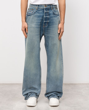 Rhude Синие джинсы TRAXEDO с эффектом потертости RHPS26DP02012
