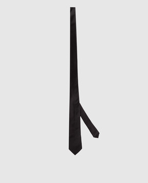 Saint Laurent Галстук черного цвета из шелка 8216383Y011w