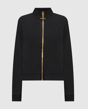 Balmain Чорна спортивна куртка GH1TFA91JL34