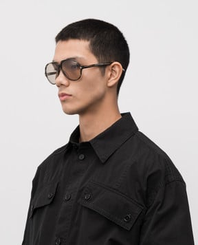 Tom Ford Сірі сонцезахисні окуляри Aalto з фотохромними лінзами FT1210