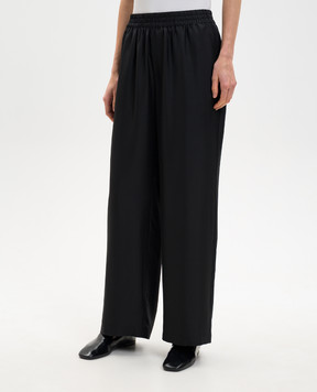 LISA YANG Чорні штани із шовку 2025205