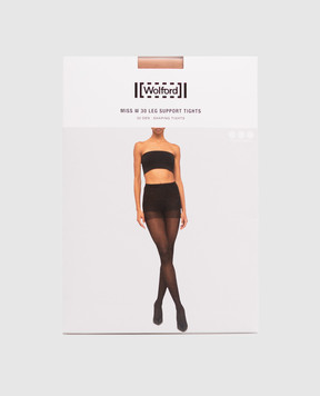 Wolford Бежеві колготи MISS W 30 den 11218