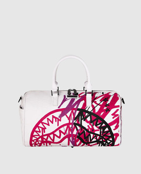 Sprayground Детская белая сумка CRASH GRAFF TURBO 910D9009NSZ