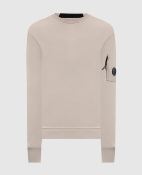 C.P. Company Сірий світшот з патчем логотипа MSS713A005086W