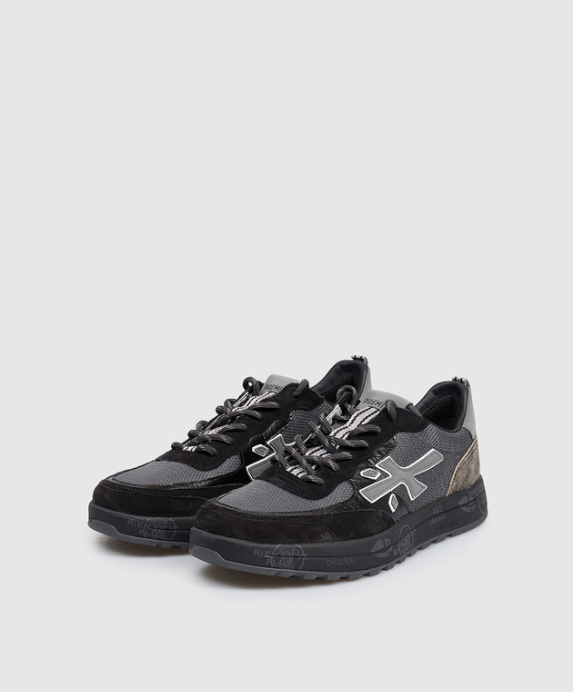 Premiata Чорні комбіновані кросівки NOUS NOUS8122 зображення 2