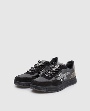 Premiata Черные комбинированные кроссовки NOUS NOUS8122