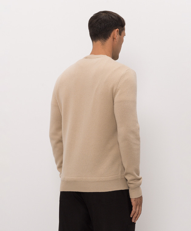Brett Johnson Бежевий светр з кашеміру FW26K26LPCHSEL зображення 4