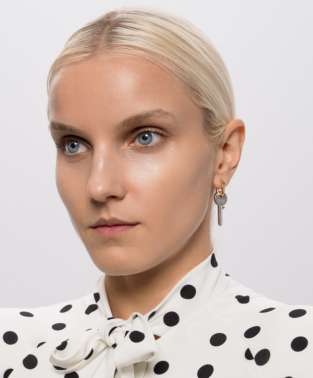 Vetements Моносерьга Key с гравировкой логотипа UH76EA700SG изображение 2