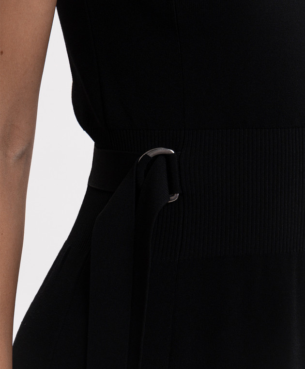3.1 Phillip Lim Чорна сукня міді E25170362VRW зображення 5
