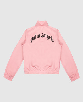 Palm Angels Детская розовая спортивная куртка с логотипом PGBD008F25FAB00112+