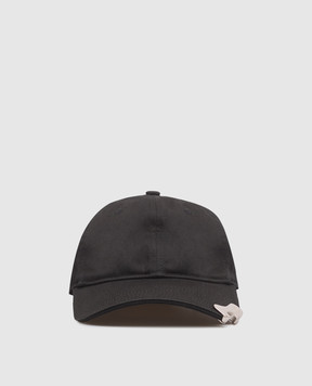 Vetements Чорна кепка з вбудованою відкривачкою UH76CA550B
