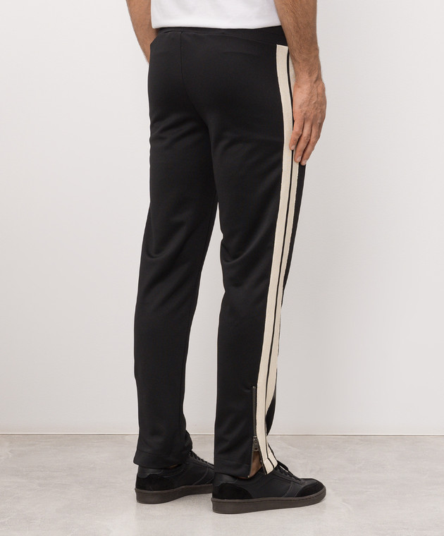 Palm Angels Чорні спортивні штани кольору айворі PMCJ020S26FAB001 зображення 4