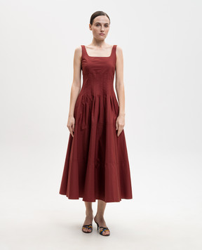 Max Mara Терракотовое платье FELTRE MSTFELTRE